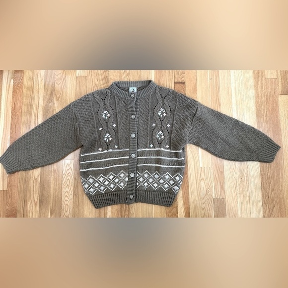 Vintage Sweaters - Vintage Sweater Cottagecore Oversized Jumper Heavyweight XXL Embroidered Floral 